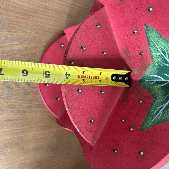 Red Strawberry Wall Shelf - Decorative Home Wall Decor Vintage - Picture 8 of 10